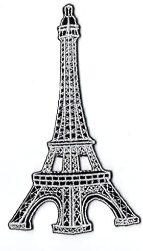 Primeiro qualquer coisa Eiffel Tower Iron em patch pequena bordada para chapéu camisa de camisa Roupas de mochilas Jeans Tamanho