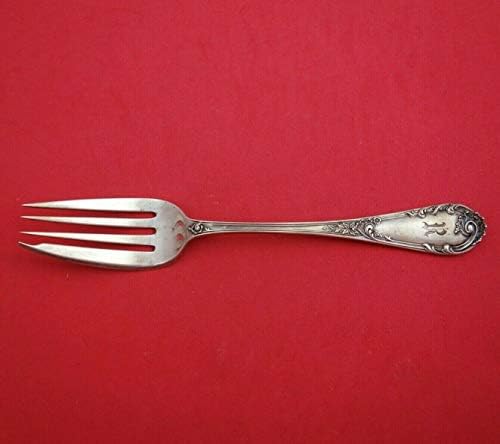 Luís XIV Antigo estilo de Dominick e Haff Sterling Silver Cold Meat Fork 8 3/8