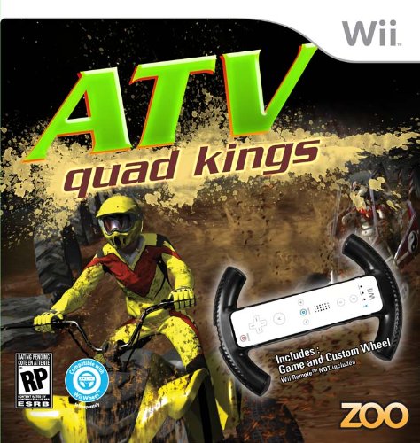 Quad reis ATV com roda de corrida - Nintendo Wii