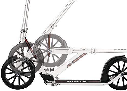 Razor A6 Scooter para crianças com mais de 8 anos-guidão extra de alta e deck mais longo, rodas de uretano de 10 , tecnologia