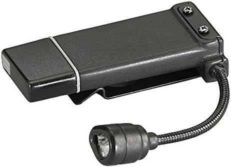 Streamlight 61126 Clipmate 70 lúmen USB Luz recarregável e compacta com adaptador de parede CA de 120 volts, preto com LEDs brancos