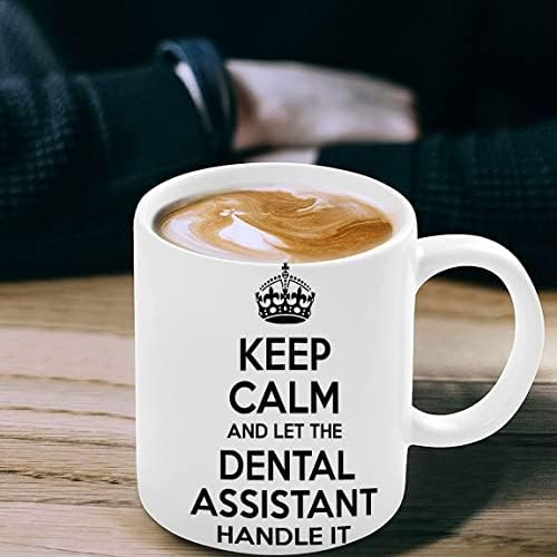 Presente de assistente dental personalizada, caneca assistente de dentista, caneca odontológica, presente de estudante odontológico,
