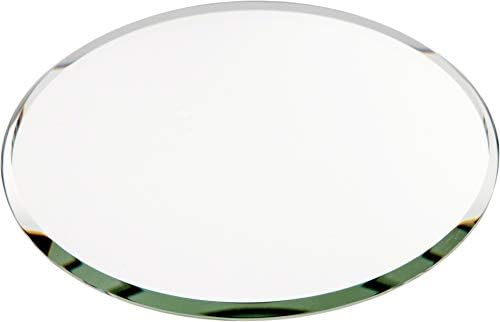 Espelho de vidro chanfrado de 3 mm de Plymor, 4 polegadas x 4 polegadas