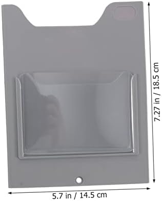 Operitacx Material Card Rack Grey Card Titular pp