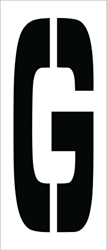 National Marker Corp. PMC24-G estêncil, letra G, 24 polegadas