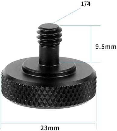 Feichao 1/4 Adaptador de conversão de parafuso masculino para fêmea para acessórios para equipamentos de câmera