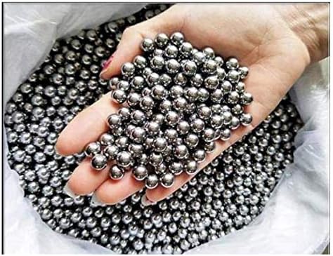 Bola de aço Yiwango, bola de aço, bola de aço carbono, bola de aço para adultos, pacote de 500g.-7,5 mm de precisão