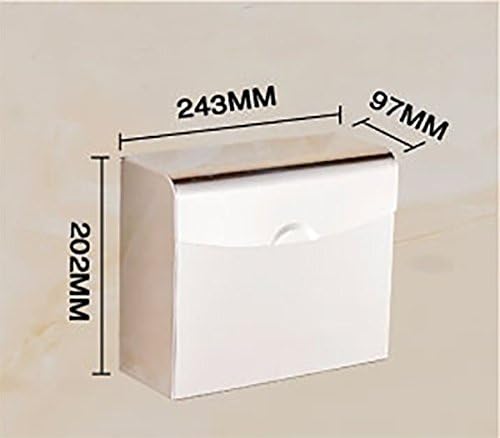 Suporte do rolo do vaso sanitário, caixa de lenço de papel do banheiro aço inoxidável, caixa de papel higiênico à