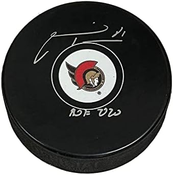 Marian Hossa assinou os senadores de Ottawa Puck - HOF 2020 - Pucks autografados da NHL