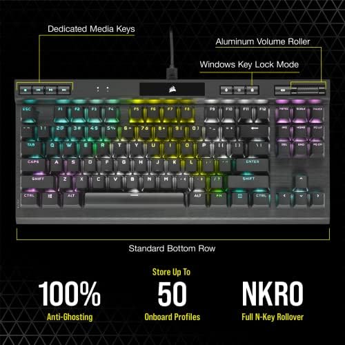 CORSAIR K70 RGB TKL CHAMPET SERIE