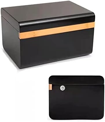 Caixa de esconderijo MoreSec, caixa de armazenamento premium com bandeja removível, caixa de cerâmica à prova de cheiro de caixa