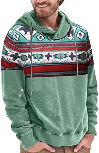 Suéteres masculinos e suéteres de inverno revestimento de lã de lã de lã de manga comprida camisa de camisa de moletom de botão de gole de suéter quente
