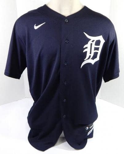 2020 Detroit Tigers Grayson Greiner 17 Jogo emitido POS Usado Navy Jersey ST 50 4 - Jogo usado MLB Jerseys