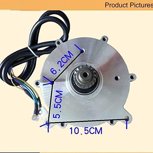 1500W DC 48V/60V/72V 3200rpm Pequeno Motor de escova magnético DC/motor diferencial/motor elétrico Motor Magnet Altura 55h, Motor