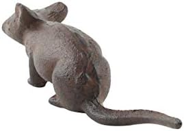Gurus do tesouro mini ferro fundido rato de camundongo de metal camundongos figura figura decoração