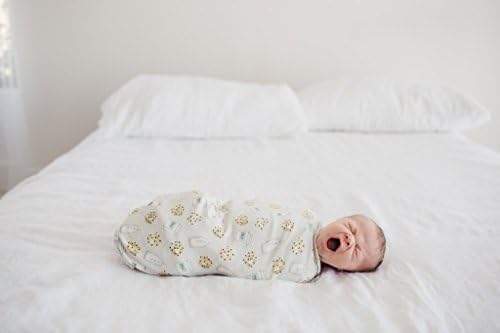 Pérola de cobre grande malha premium baby swaddle recebendo chip de cobertor