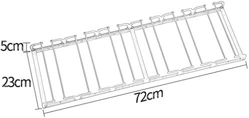 Fashion Creative Wine Glass Rack sob armário, porta -copos de vidro pendurado em metal, copos de copo de vidro de vinho Organizador para o bar da cozinha J1114, PIBM, Brown, 6 slots