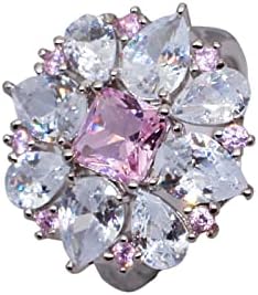 Anéis para mulheres 2023 Presentes de aniversário Princesa Ring Águas Anel Europeu Crystal American Ring Diamond Diamond