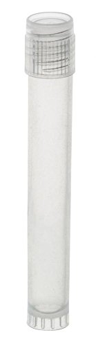 Frascos de armazenamento de plástico 10pk, 5 ml - parafuso superior - polipropileno - laboratórios EISCO