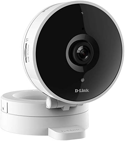 D-Link Indoor HD Wi-Fi Câmera de segurança com Visão Day & Night, Detecção de Movimento e Som, Vista de 120 graus, MicroSD, DCS-8010LH-Us