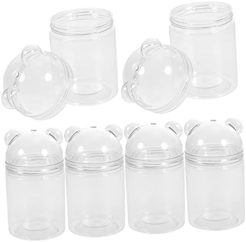 ABAODAM 18 PCS Cartoon Candy Jar Clear Candy Jars Happy Candy The Pet Child Transparent