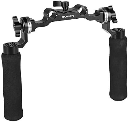 Camvate Sponge Handgrip com conexão de montagem em roseta para sistema de equipamento de ombro de 15 mm - 2269