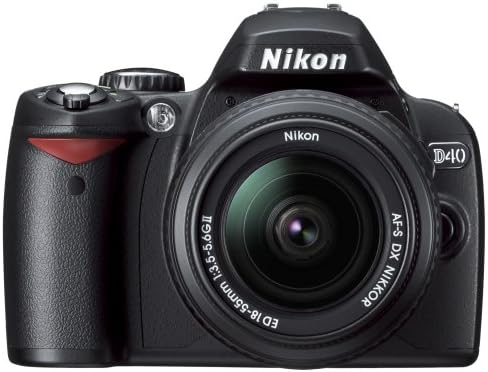 Nikon D40 Kit de câmera SLR digital de 6,1MP com 18-135mm f/3.5-5.6g Ed-se AF-S DX Zoom-Nikkor Lens