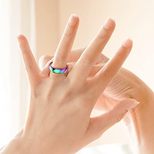 2023 Titanium aço colorido Titanium anel Novo Jóias de jóias de jóias Ringos de aço inoxidável Anéis para mulheres