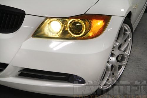 Tampas de farol amarelo de ajuste personalizado lamin-x para Honda CR-V