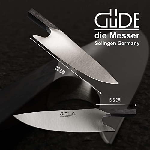 Guede The Knife forged Handle Grenadill 10 polegadas, Faca de Chef de Edição Limitada, G-G888/26