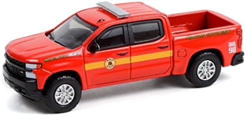 Greenlight Collectible 1:64 Fire & Rescue Series 2 - 2020 Silverado Z71 com Battalion Truck Cap - Philadelphia Fire Bombe Battalion Chief 67020 -F [frete do Canadá]