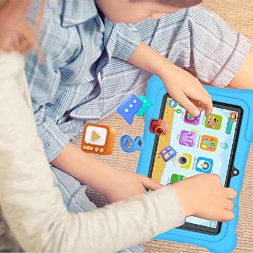 Tablet infantil, comprimido de 7 polegadas para crianças, 32 GB de ROM, IPS HD Display, processador Android 11 Quad Core,