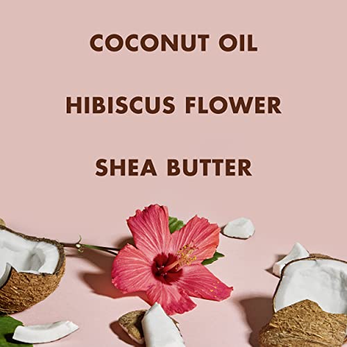Condicionador de cabelos da SheaMoisture Produtos de cabelo encaracolados, Condicionador de coco e hibiscus Curl & Shine, manteiga