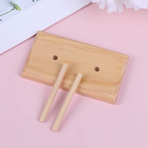 Excetty Wooden Thread Spool Rack Sewing Wire Stand Stand Standing Line Storage Storage Borderyer Thread Recurter para Loja Home Dorm Mall