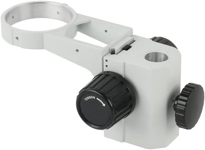 Lukeo Industrial Binocular Trinocular Microscópio Câmera Stand Stand Suporte de braço 76mm Universal 360 Rotativo Manutenção Workbench