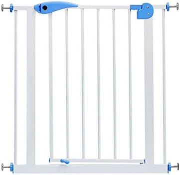 Maryaz Pet Playpensns Metal Pet Safety Gate Stairs Gate Safety Playpen Hearth Gate Isolation Door) Balusters de escadas, cerca, corrimão, instalação fácil sem perfuração/150-160cm (