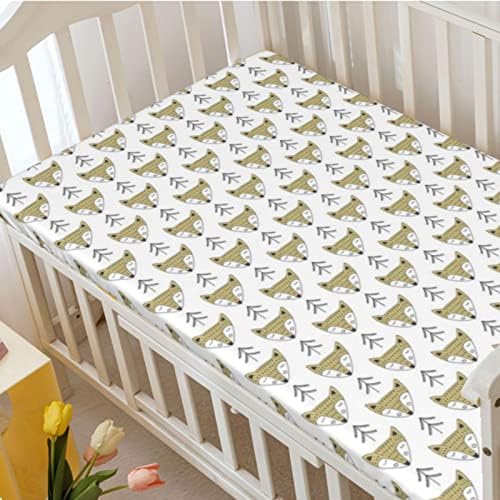 FOX MINI FELHOS DE CRIB DE CRIBO, MINI PORTÁVEIS FELHOS DE BERNO DE BERNOS MOLOS E ESQUECIDO CRIB CRIB CRIBTH CRIBTH SHEEL ou CAMBO