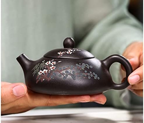 Sdfgh roxo argila bel made hole hole filtração panela de chá chinês zisha tea conjunto de chá de chaleira cerimônia