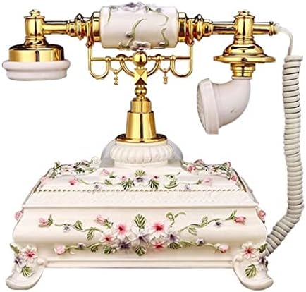 Doubao American Antique Antigo Artesanato Europeu Europeu Vintage antiquado Decorativo Rústico Antigo Home Telefone fixo