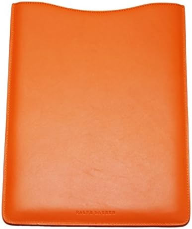 Polo Ralph Lauren Purple Label Leather Ipad Pro Tablet Sleeve Case Orange Italy $ 395