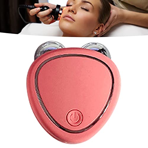 Massageador facial reduzido Microcorrente Double Chin Handheld Face elevador USB Coração portátil em forma de coração Escultura