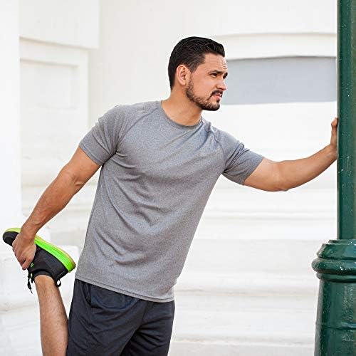 Balennz Workout Shirts for Men, umidade Wicking Quick Dry ativo atlético masculino