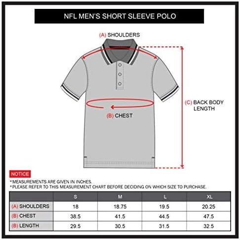 Ultra Game NFL Mens Super Soft Quick Dry Jersey Polo
