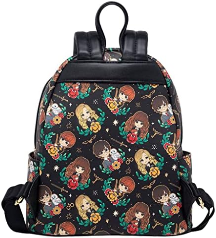 Loungefly Harry Potter brilho na mochila escura Kawaii