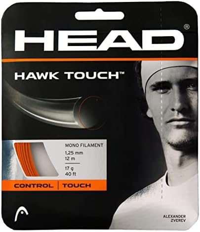 Corda de raquete de tênis de toque hawk touch