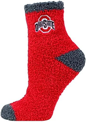 Donegal Bay Ohio State Buckeyes oficialmente licenciado NCAA Slippers Fuzzy Slipper