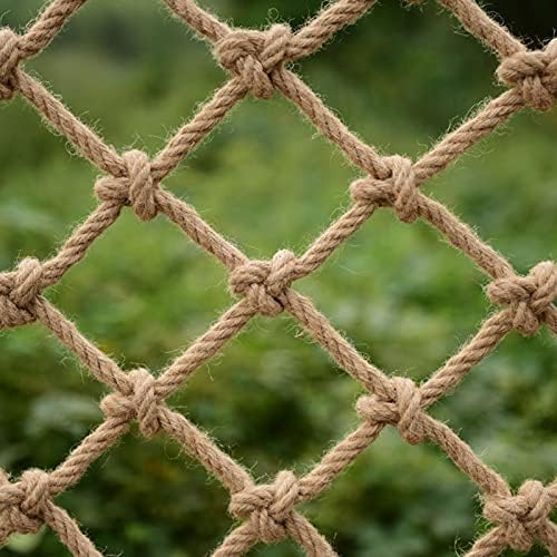 Happlignly Anti -Fall Hemp corda líquido de segurança infantil Proteção de protetor Rede de rede Proteção do jardim Caminhão