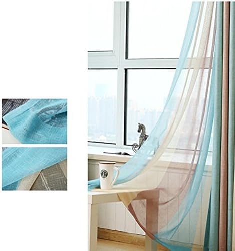 Cortinas de janela impressa listradas de Fqrongsp para as cortinas de crianças chiques para as cortinas da sala de estar, cortinas