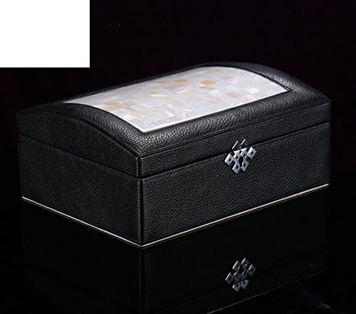 Caixa de jóia de Wodeshijie/caixa de jóias de casca de estilo europeu/caixa de jóias de bloqueio de cosméticos/cosméticos