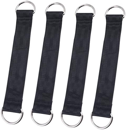 Acessórios ao ar livre de homoyoyo 4pcs chicote de segurança fita de fita de metal preto cinto interno swing interno